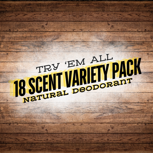 Try 'Em All - GRIZZLY SIZED DEODORANT BUNDLE - VARIETY 18 PACK ...