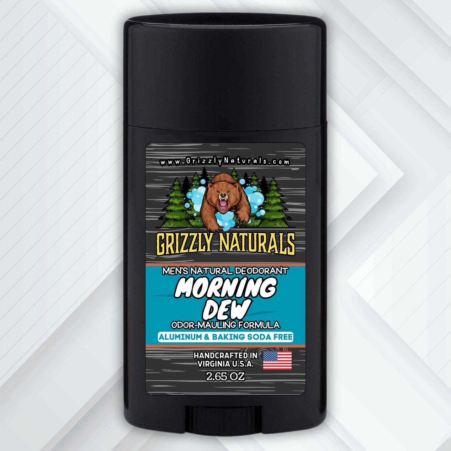 Morning Dew - DEODORANT - Baking Soda & Aluminum Free - Grizzly Naturals Soap Company